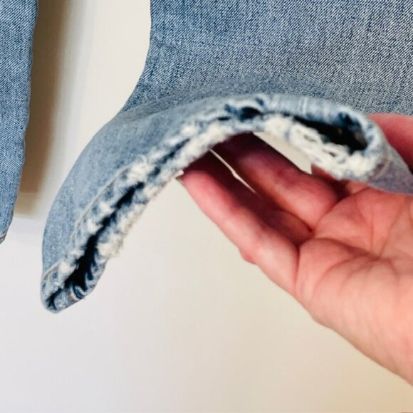 Citizens of Humanity Premium Vintage V Front Wide Leg Elodie Destruction 25 - Picture 9 of 14